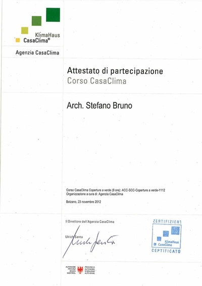 Architetto Torino: Stefano Bruno Consulente Casa Clima. Bioedilizia