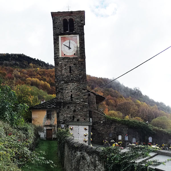 Mocchie campanile romanico cimitero frazione condove val susa