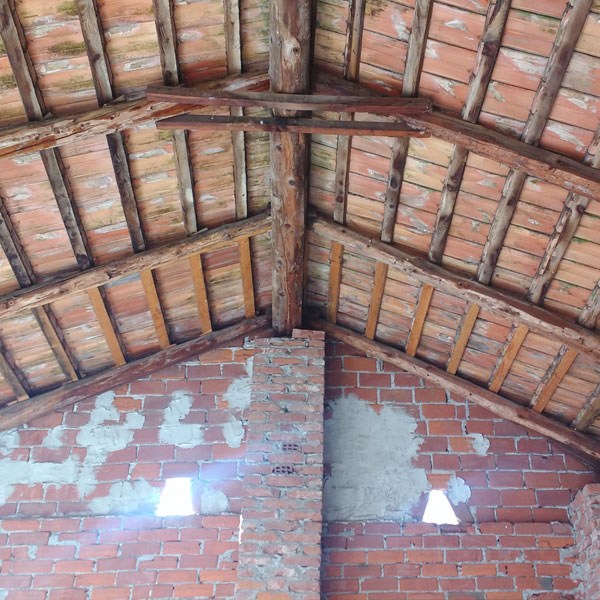 Copertura legno falda edificio ristrutturazione edilizia recupero residenza ahora architettura 