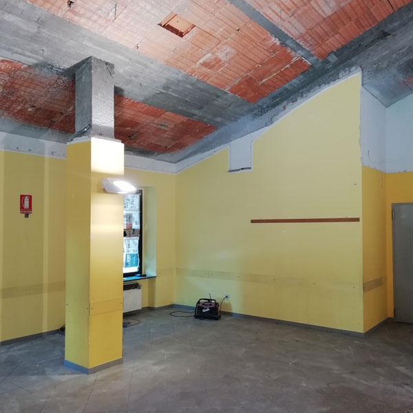 ahora architettura studio Almese demolizione volta controsoffitto 