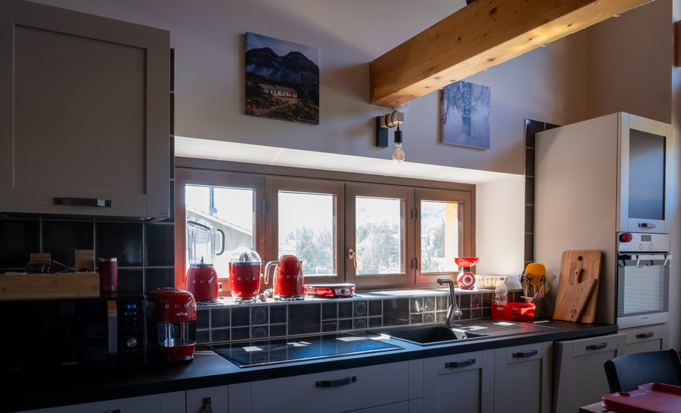 Cucina progettazione sostenibile Ahora architettura arredo interno Val di Susa Bussoleno 