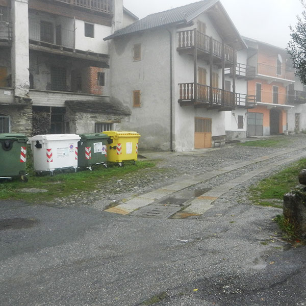 pavimentazione asfalto edifici borgata alpina censimento ingresso 