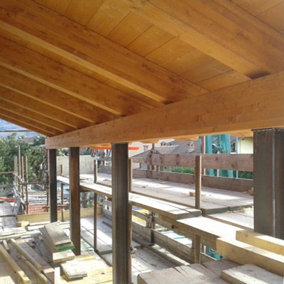 Struttura tetto in legno - CasaClima Almese 